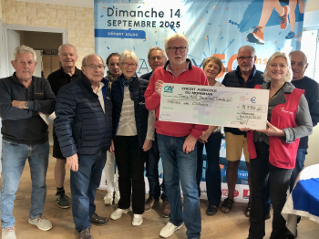 <strong>Générosité des coureurs d’Auray-Vannes à Rêves de Clown</strong>.